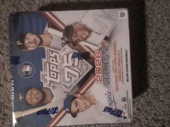 Topps 75 2026 series 2 baseball trading cards box