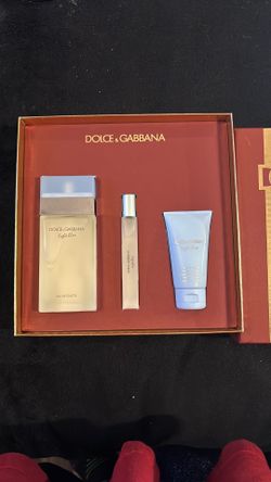 Dolce & Gabbana light blue gift set