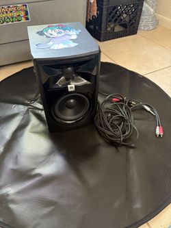 Single JBL Studio Speaker w/ Holographic DBZ Decals (Cords Included)