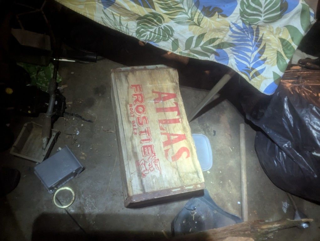 Atlas Beverages Crave Box Rare Antique