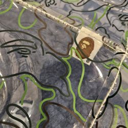 BAPE Clear Vinyl Camo Tote 