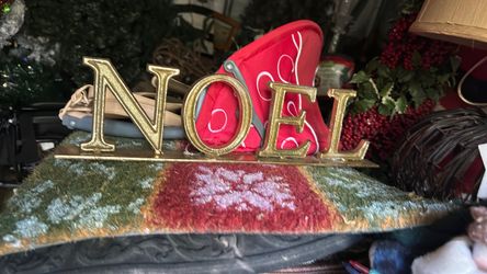 Metal Noel Christmas piece