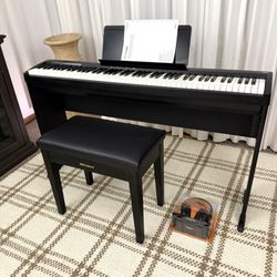 Roland FP-10 Digital Piano - Black COMPLETE HOME BUNDLE