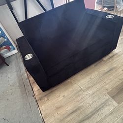 Convertible sofa bed with cup holder and USB ports