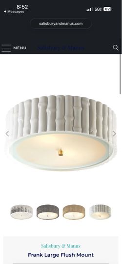 Salisbury & Manus Frank Large Flush Mount
