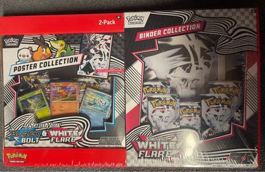 Black Bolt White Flare Binder Poster Collection (Sam’s Club)