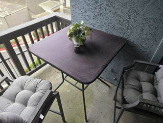 Outdoor high top patio set