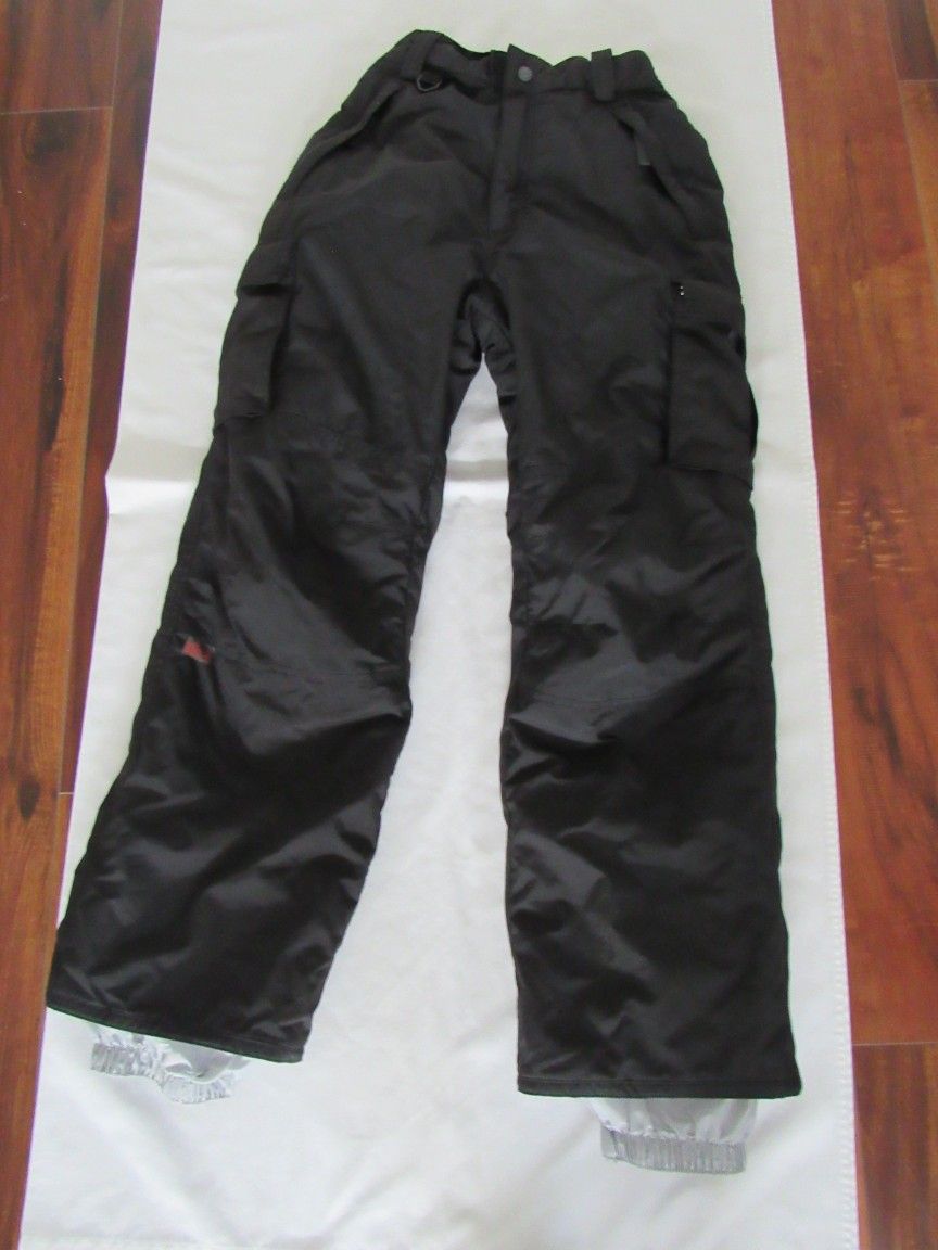 Youth 12/14 Black Snow Pants, E408