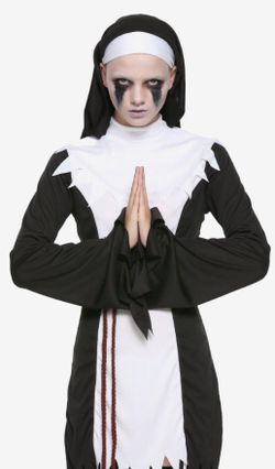 Scary Nun Costume NEW