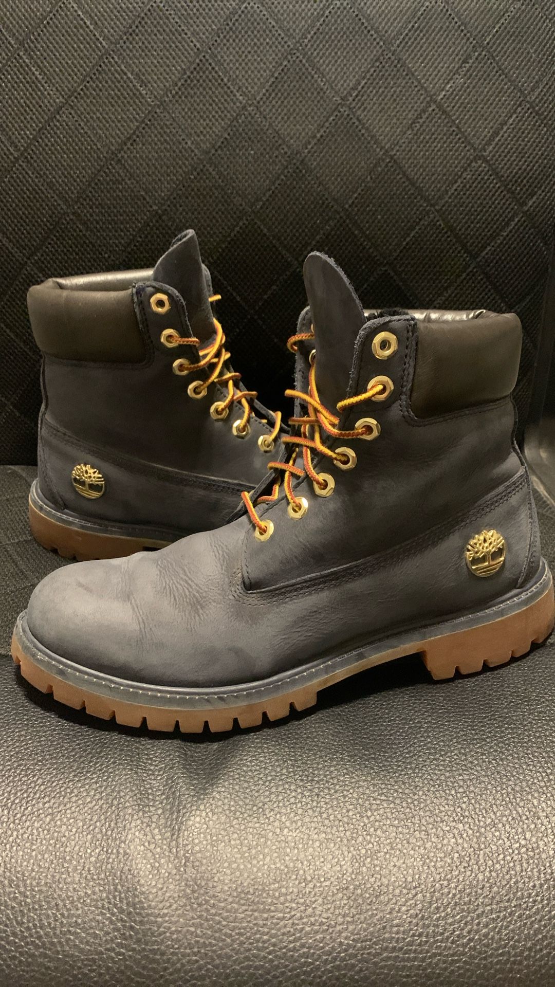 Navy Blue Timberland Boots