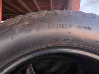 4 Goodyear Wrangler Lt 275 65 20
