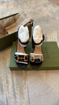 New-Gucci Hosbit Heel Sandals EU 35.5