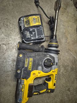 20 volts Dewalt chip and hammer drill for sale Works Strong Battery And Charger Include