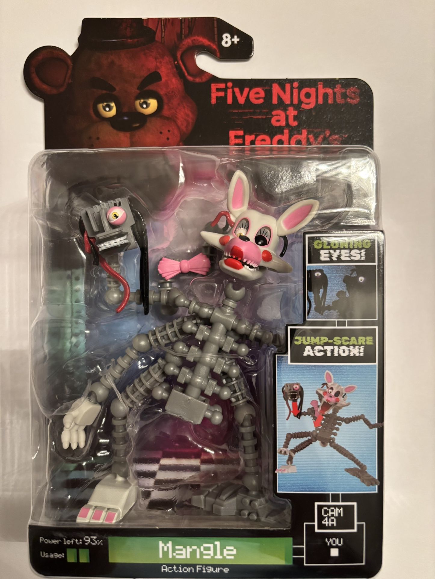 Mangle Five Nights at Freddy's Jazwares 5 Inch Jumpscare Action Figure FNAF