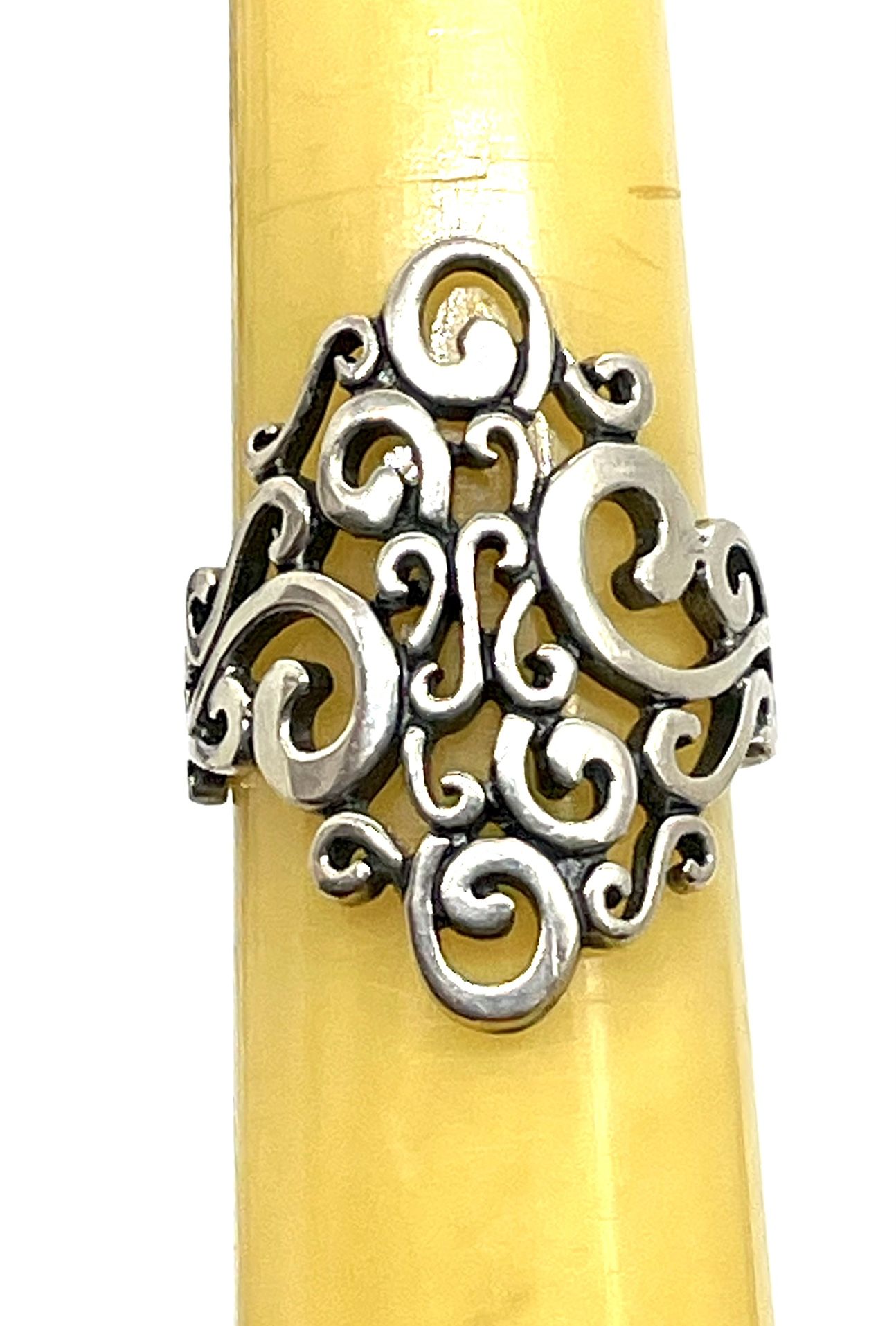 Silver Cloud Sterling Ring Sz 7.25