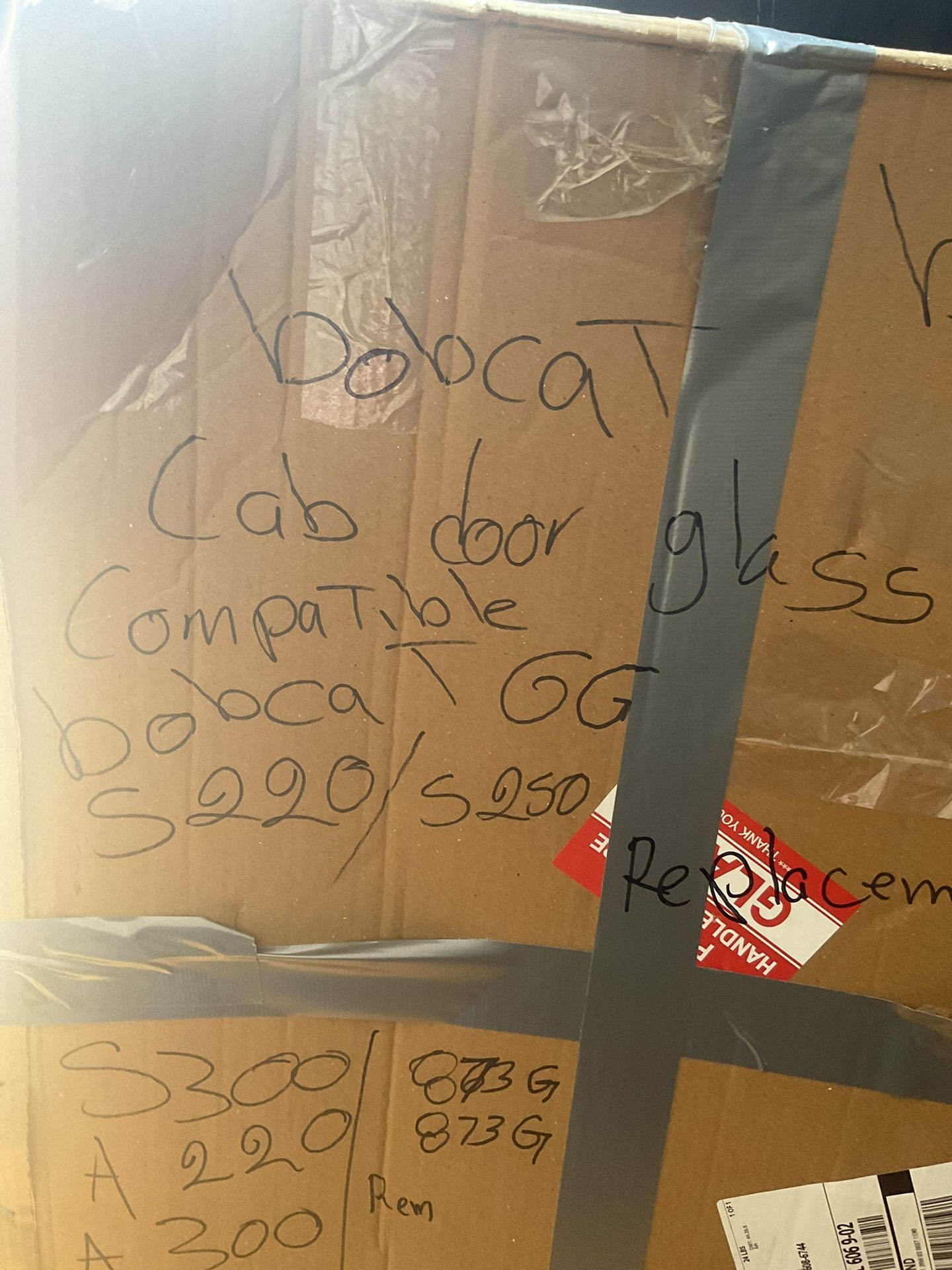 bobcat g door glass compatible bobcat tg s220 new