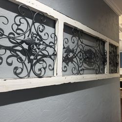 Wood And Metal Art Wall 