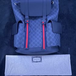 GUCCI GG Supreme Canvas Backpack – Black Price is Negotiable 
