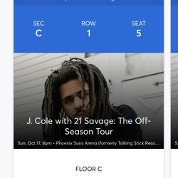 J Cole Tickets 