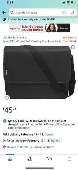 New Projector Bag, Works Great For Jumper Cables, Bags Are Brand New In Box 