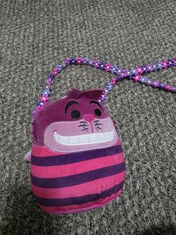 Cheshire Cat Squishmallow Plushie Purse