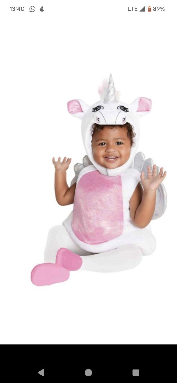 Unicorn Belly Costume - Toddler 12-18 Months