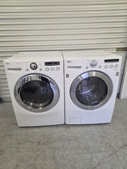LG washer and dryer like new very good condition you got 60 days warranty