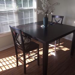 Chair Dining Table Set + 2 Extra New Chairs (4 Total)