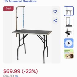 Complete Dog grooming Table with Deluxe Arm