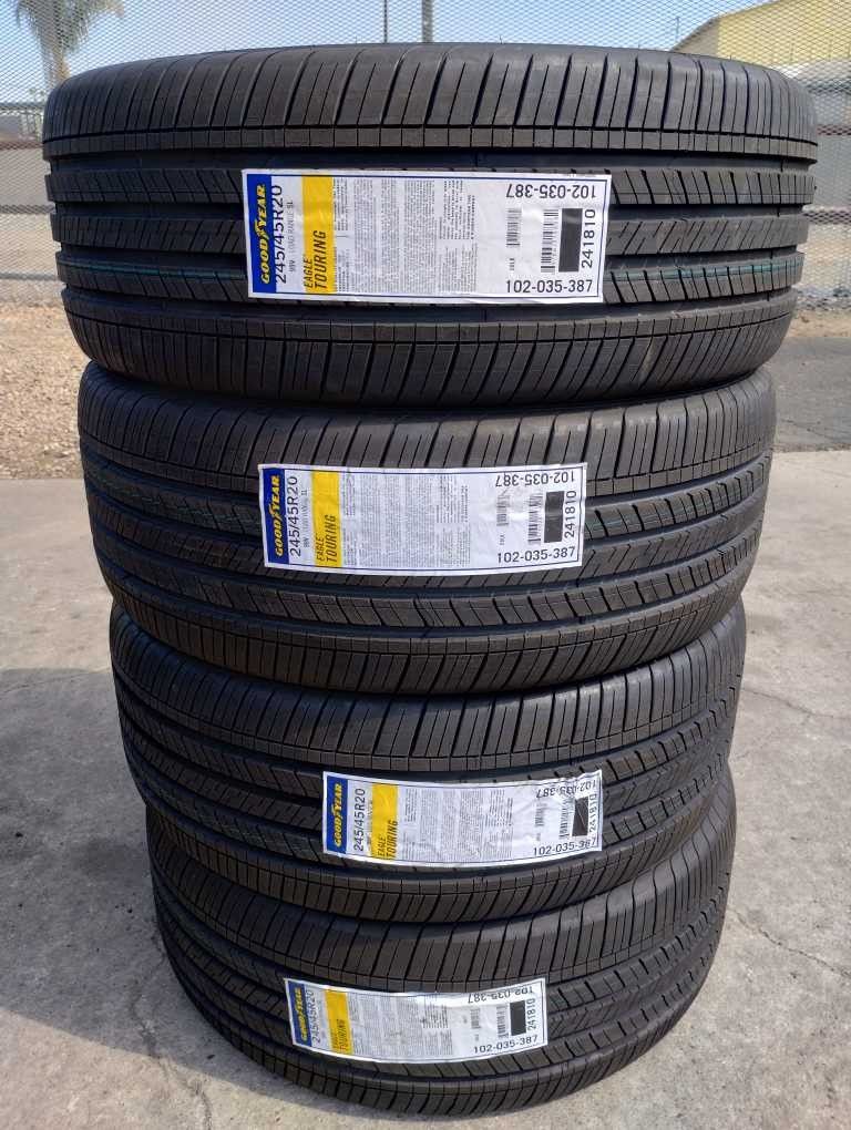 Tires New Goodyear Eagle Touring 245 45 R20 $600×4 Install Mount And Balance