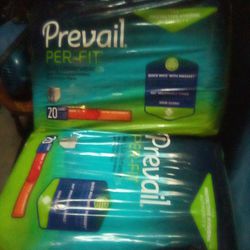 TWO BRAND NEW PACKS OF ADULT DAILY BRIEFS Never OPENED SELLING TOGETHER Size IS MEDIUM 34-46