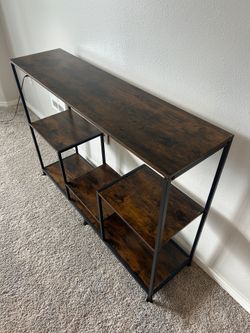 TV Stand with Adjustable Shelves