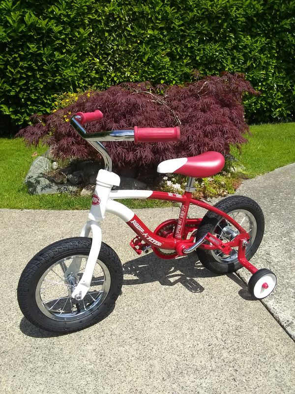 RADIO FLYER 12" BIKE with TRAINING WHEELS • GENTLY USED for Sale in