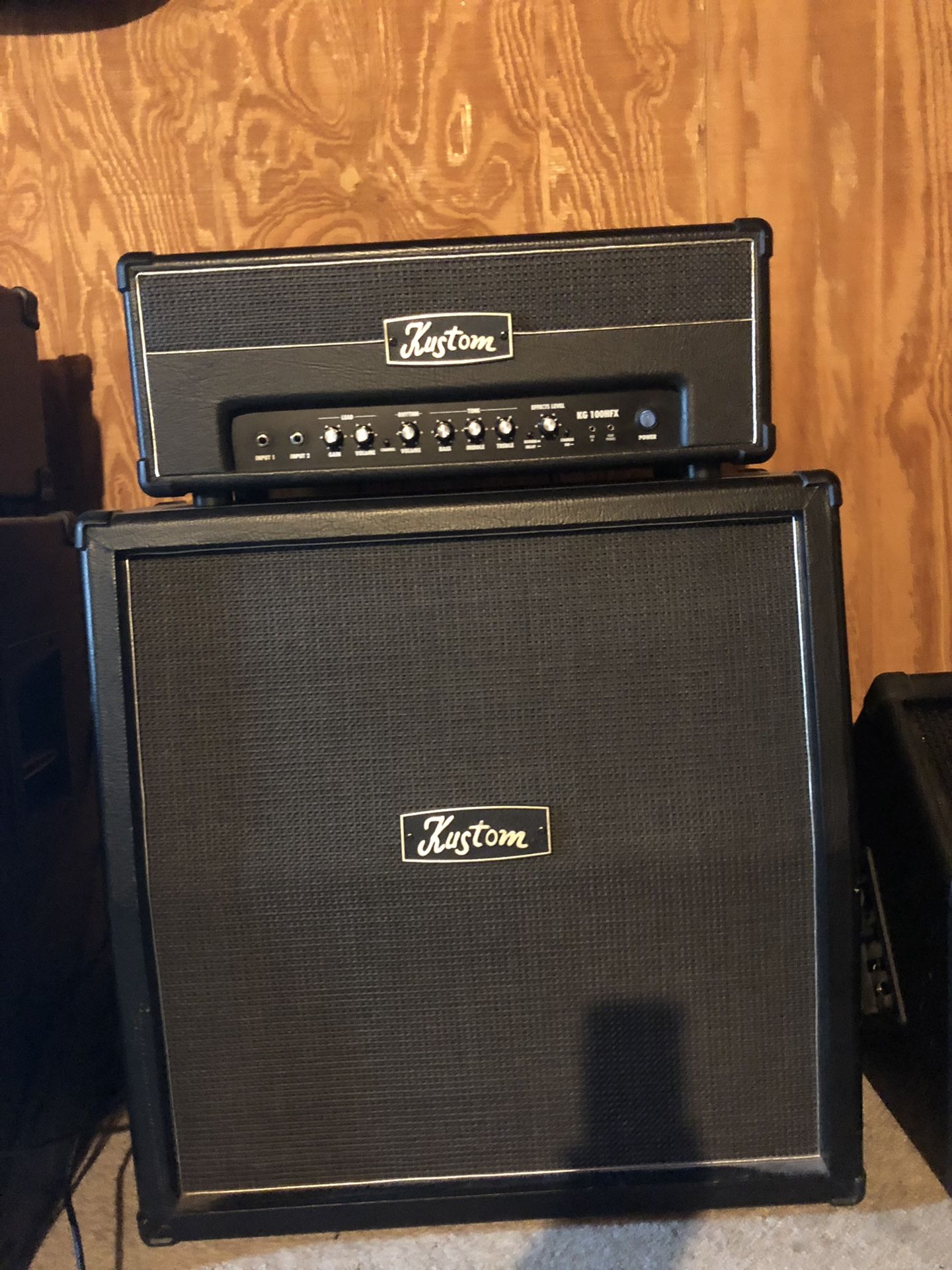Kustom half stack 100w amp