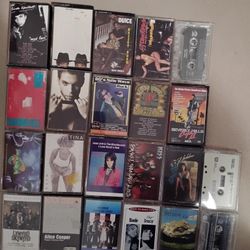 Assorted Music Cassette Tape Collection 