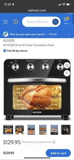 AI COOK 24 qt Air Fryer Convection Oven