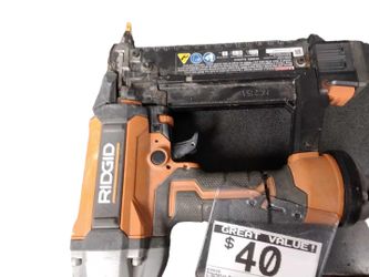Ridgid R213bnf3 Orange Pneumatic Brad Nailer