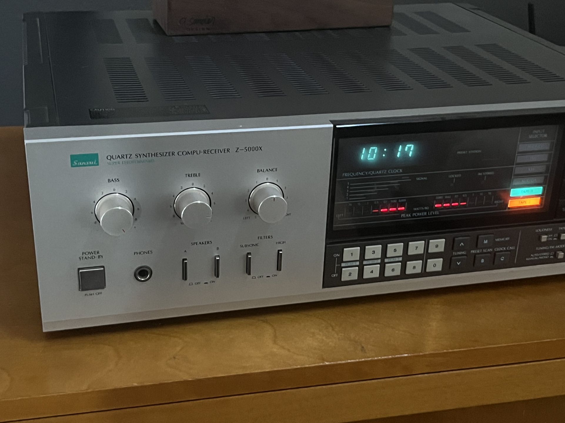 Vtg Sansui Z-5000X AM FM Stereo Quartz Synthesizer Compu-