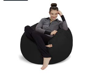 Bean bag chair - almost new dark brown
