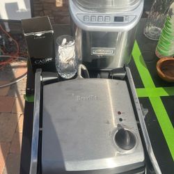 Kitchen Bundle – Ice Cream Maker, Panini Press + Crystal Glass