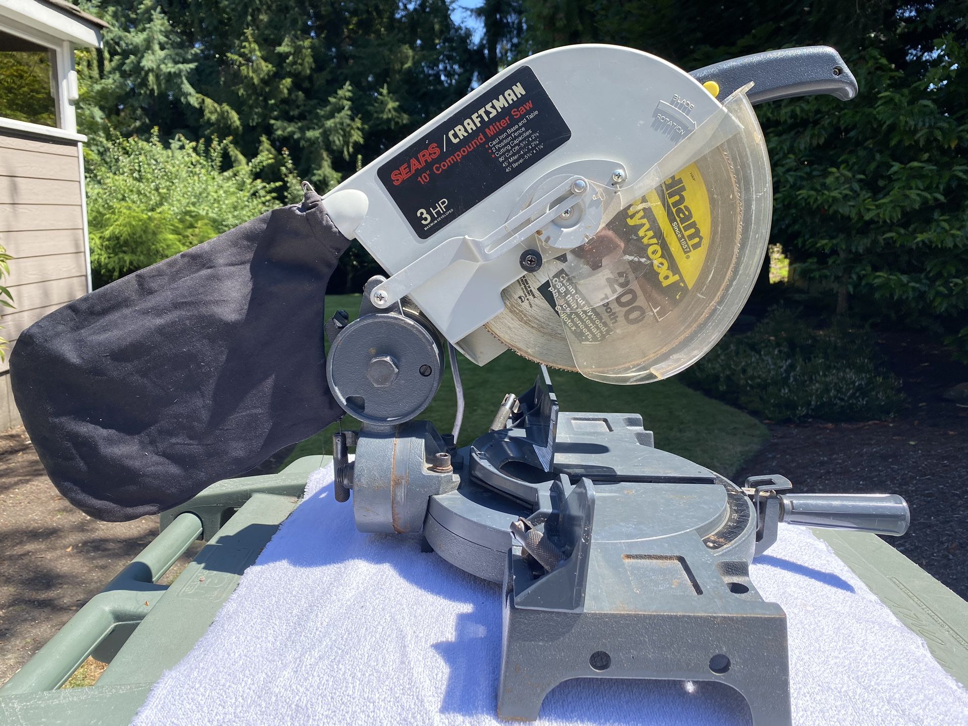 Compound Miter Saw-Craftsman 10”- $40