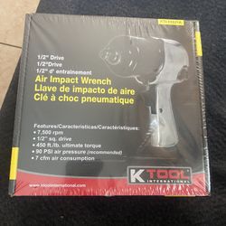 1/2 Inch K Tool Air Impact Wrench 