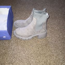 Grey Boots