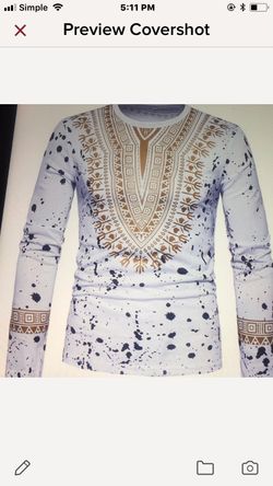 Dashiki Men’s Shirt great for fathers Day Gift