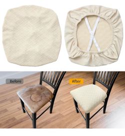 Genina Dining Chair Seat Covers Set of 6 waterproof
