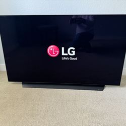 LG 48" 4K UHD OLED TV - Sound bar - Ceillin Mount
