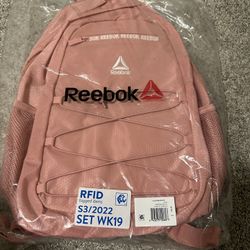 Brand New Reebok Women's Adult Lillian 17.5" Laptop Backpack, Pink