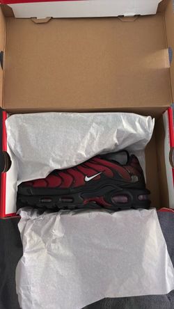 Nike Air Max Plus Red and Black shoes