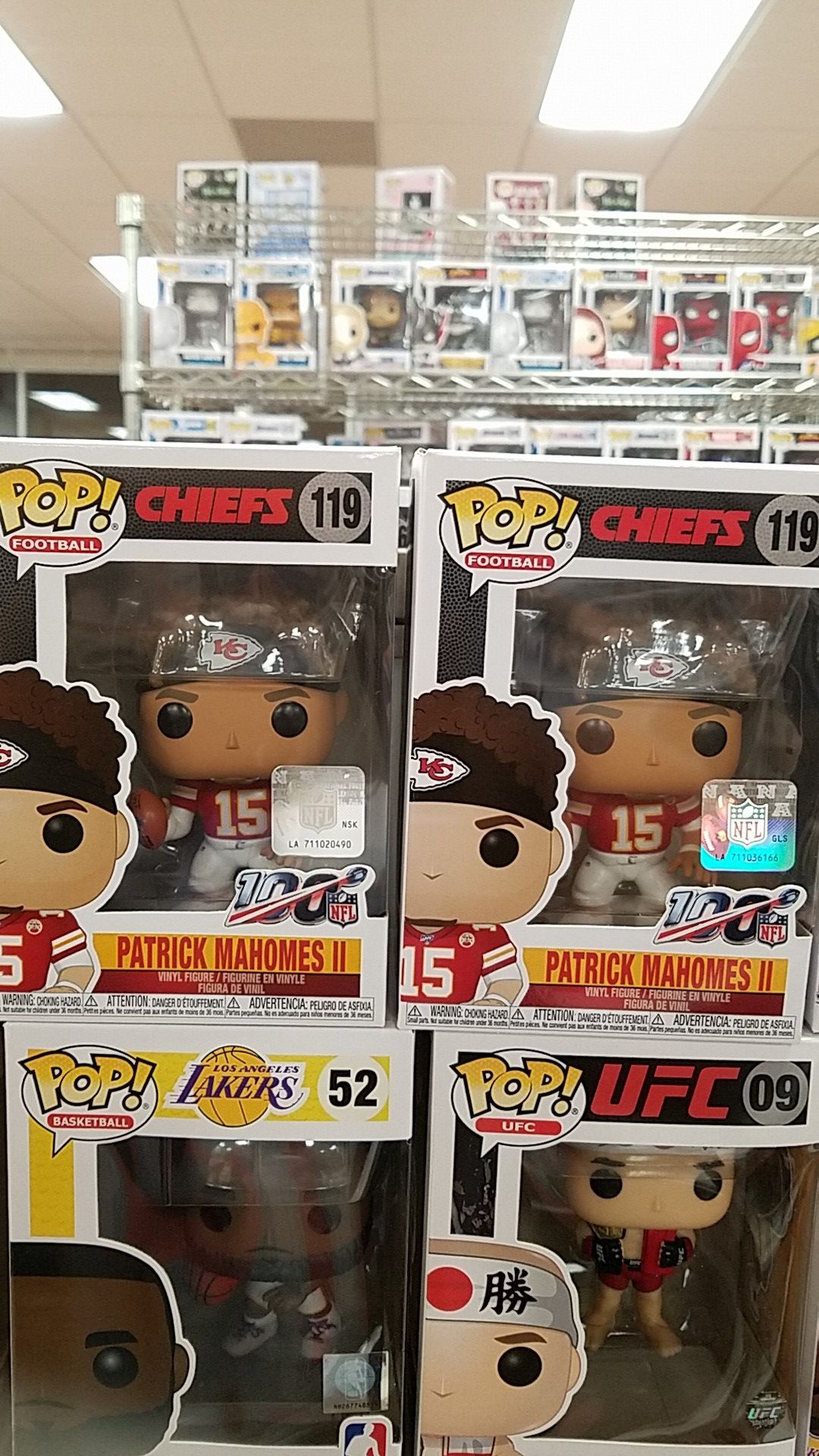 Patrick Mahomes ii kansas chiefs nfl champions funko pop