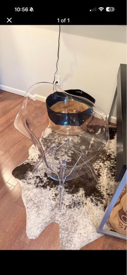 Clear acrylic chair